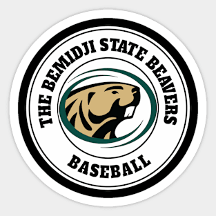 baseball demidji white background Sticker